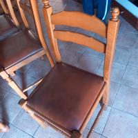 Sedie in legno