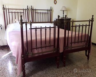 Letto in ferro antico