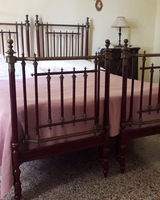 Letto in ferro antico