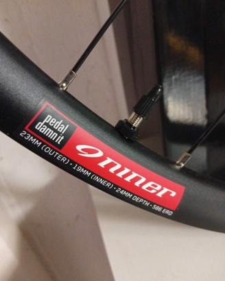 ruote bici Gravel niner 700c cx