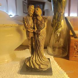 Statuina vintage argento 800