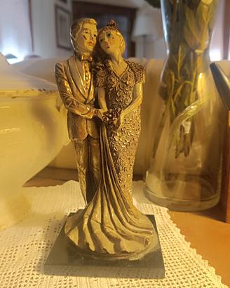 Statuina vintage argento 800