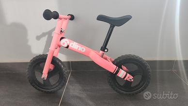 Bici senza pedali 12" rosa