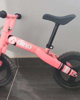 Bici senza pedali 12" rosa