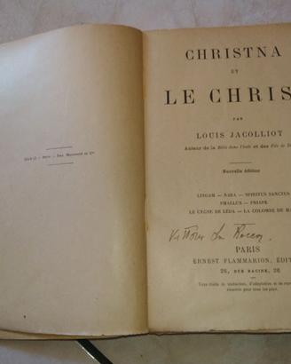 Christna et le Christ - Louis Jacolliot fine 800