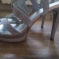 SCARPE SANDALI NERO GIARDINI TG 40