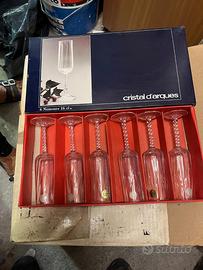 Stock 46 Bicchieri in Cristallo d'Arques Nemours c