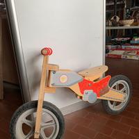 Bici bambino senza pedali in legno