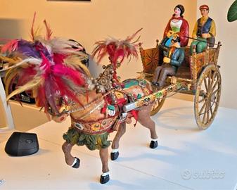 Carretto siciliano artigianale - 85 cm!