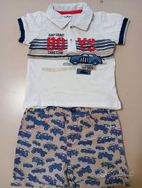 Completo bambino Primigino, maglietta pantaloncino