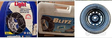 Gomma di scorta e carene da neve