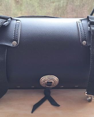 borsa + coprisellino in agnello moto custom
