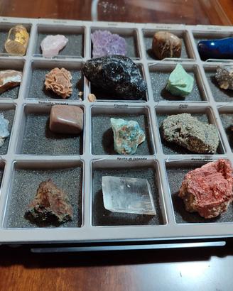 Collezione Completa ,Minerali e Gemme 20 pz