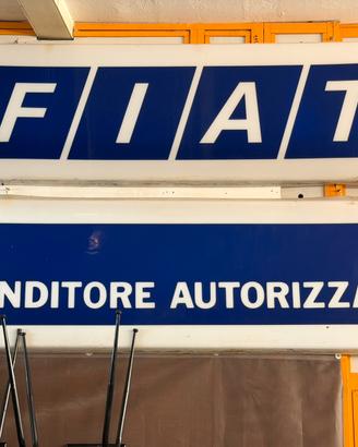 Insegne Fiat Venditore autorizzato vintage