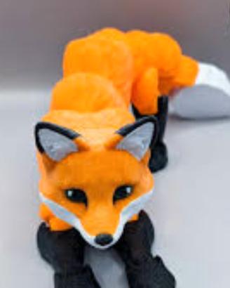 Fidget articolati stampati in 3D – Draghi, Volpi e