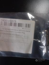 Adattatore Spinotto Antenna Autoradio da ISO a DIN