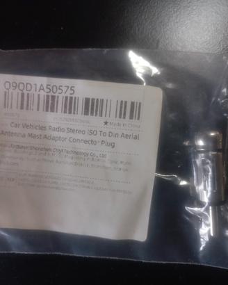 Adattatore Spinotto Antenna Autoradio da ISO a DIN