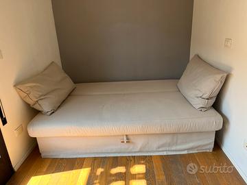 Divano letto matrimoniale Ikea beige