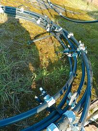 tubo PVC irrigazione e rubinetti 