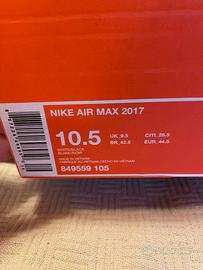 Nike air Max nuove con scatola taglia 10,5