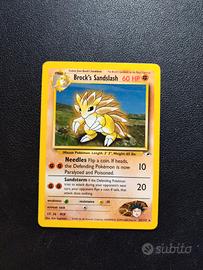Brock Sandlash Exc+  Carte Pokemon 