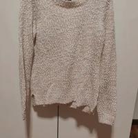 Maglione fluffy rosa cipria Yes or No Effetto Nuvo