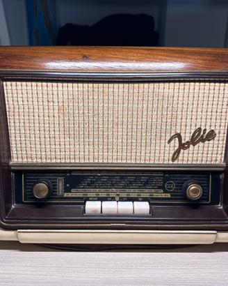 Radio vintage CGE Jolie anni 50 in legno originale