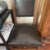 Set di due sedie da antiquariato