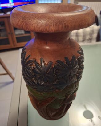 Vaso africano in legno come nuovo