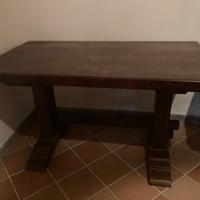 Tavolo fratino arte povera castagno