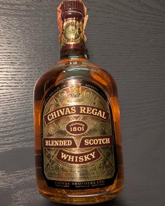 bottiglia wisky chival regal 12 years old 