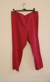 pantalone estivo fucsia Luisa Viola taglia 47