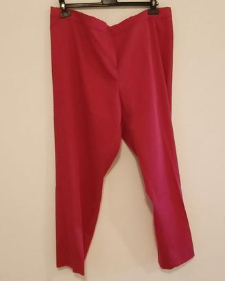 pantalone estivo fucsia Luisa Viola taglia 47