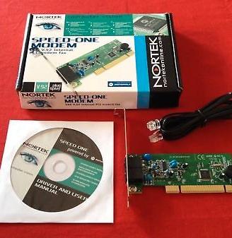 Modem Nortek Speed-One 56K V.92 interno PCI fax
