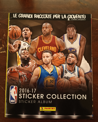 Album vuoto NBA sticker collection panini 2016/17