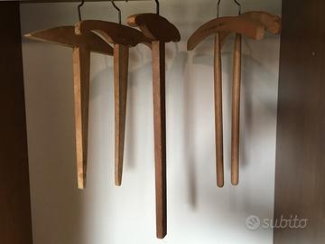 5 Grucce vintage in legno anni 40/50