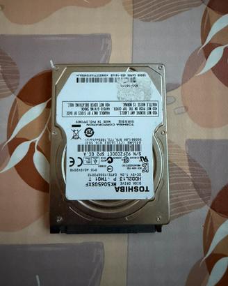 Hard disk Toshiba 500 Gb 2.5mm