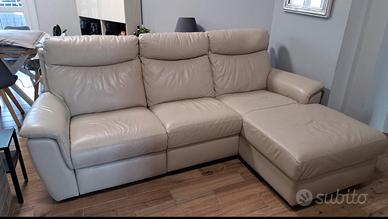 Divano in vera pelle PoltroneSofà