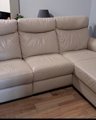 Divano in vera pelle PoltroneSofà