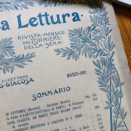 antiche riviste la lettura 