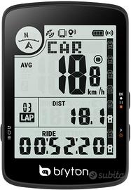 Bryton Rider 17E Ciclocomputer GPS per Bici, Displ
