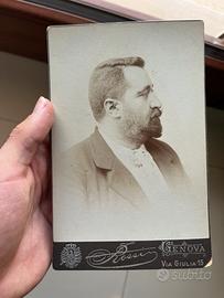 Fotografia grande cartonata antica 1800 regno
