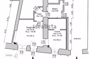 Trilocale ( cucina,sala, camera, bagno )