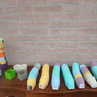 vasetti con calamita in plastica e in metallo 