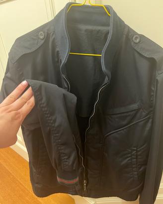 Giubbotto uomo Gucci estivo tipo bomber tg. 48 ner