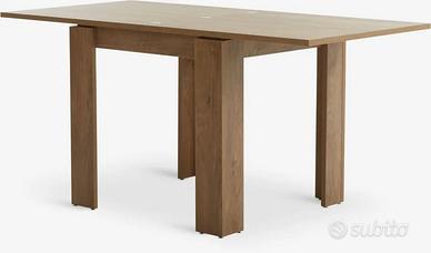 Tavolo allungabile 80x80 / 160 cm – Rovere