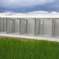 Tettoia - box per cani e per auto - reti e pali