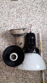 Lampade smaltate vintage anni 50