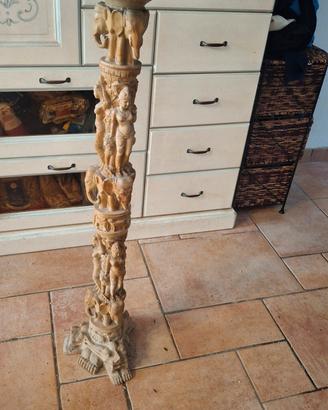 colonna decorativa piedistallo stile orientale 