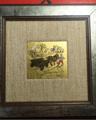 Quadro vintage Ligabue L.C.L.